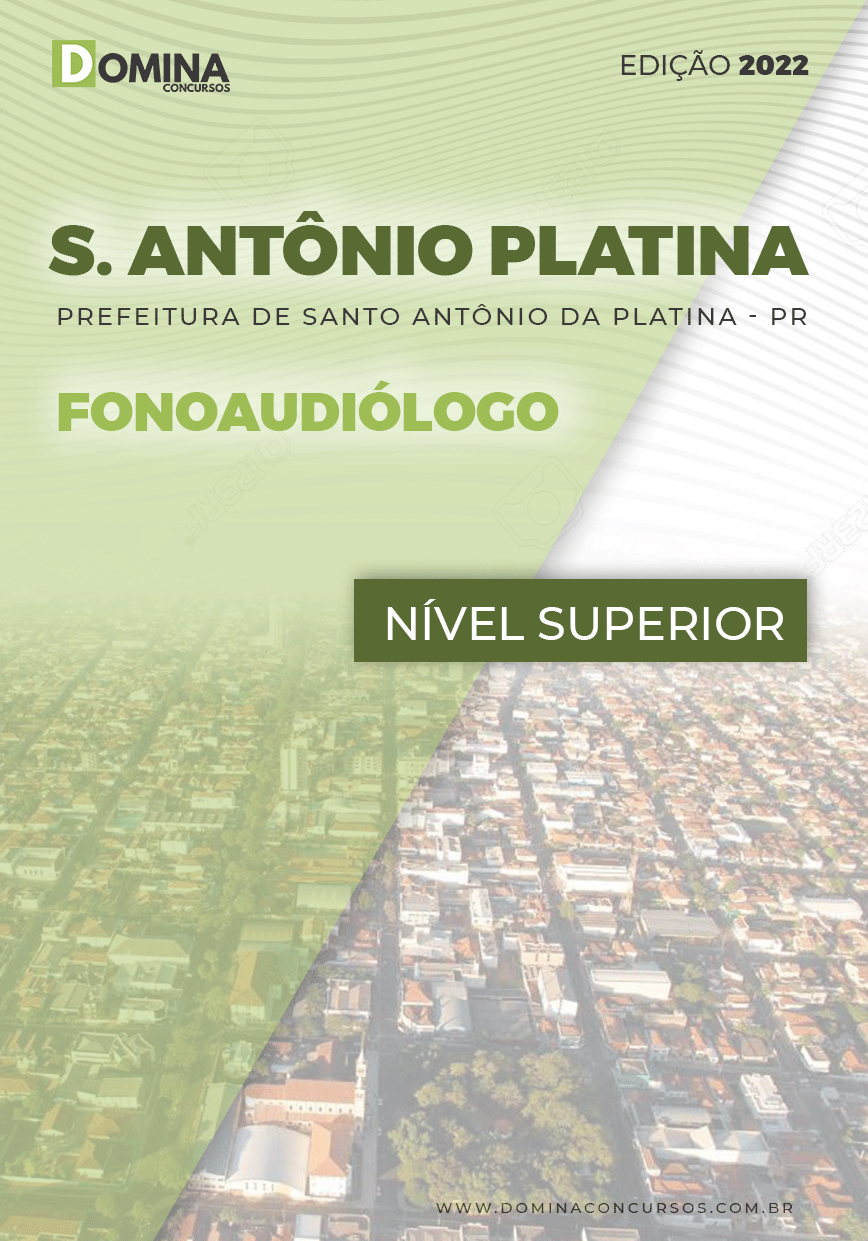 Apostila Santo Antônio Platina PR 2022 Fonoaudiólogo