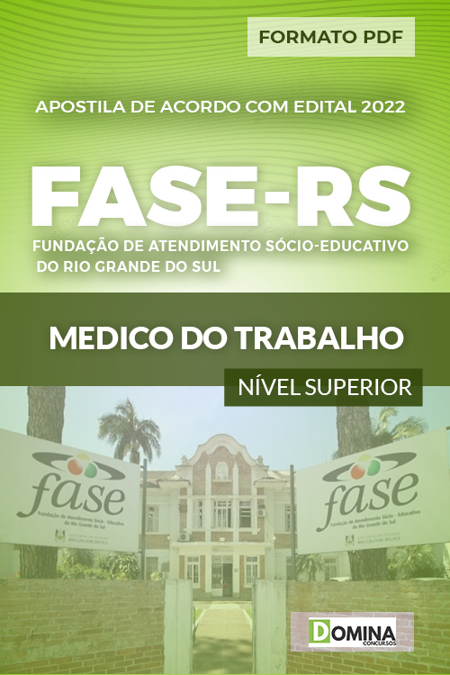 Apostila Concurso FASE RS 2022 Médico do Trabalho