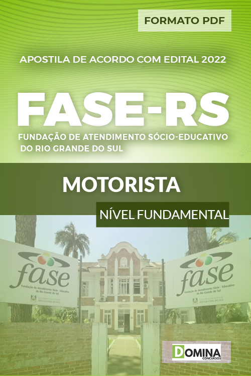 Apostila Concurso Público FASE RS 2022 Motorista