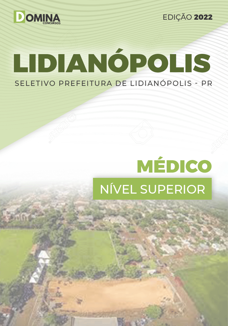 Apostila Concurso Pref Lidianópolis PR 2022 Médico