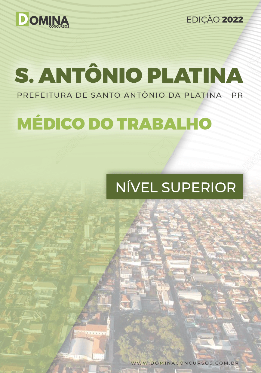 Apostila Santo Antônio Platina PR 2022 Médico Trabalho