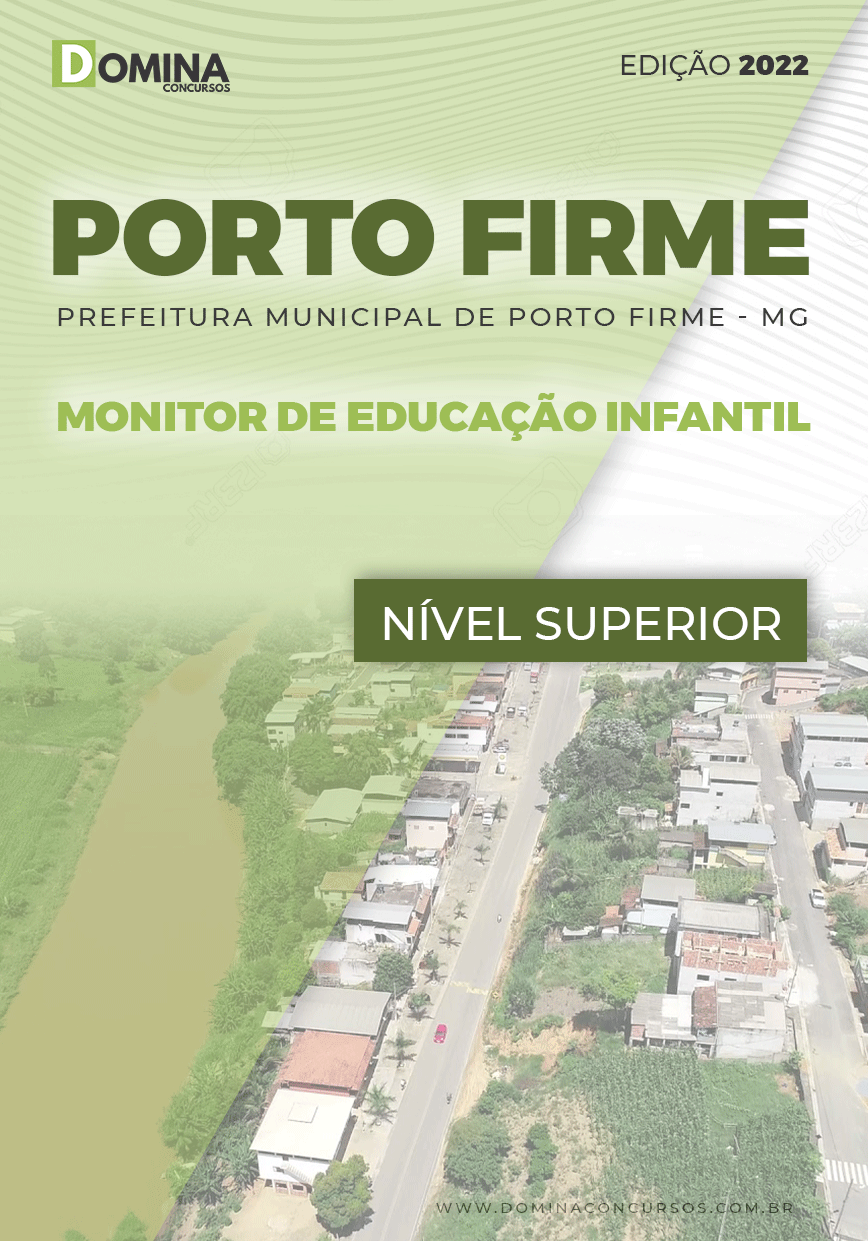 Apostila Pref Porto Firme MG 2022 Monitor Educação Infantil