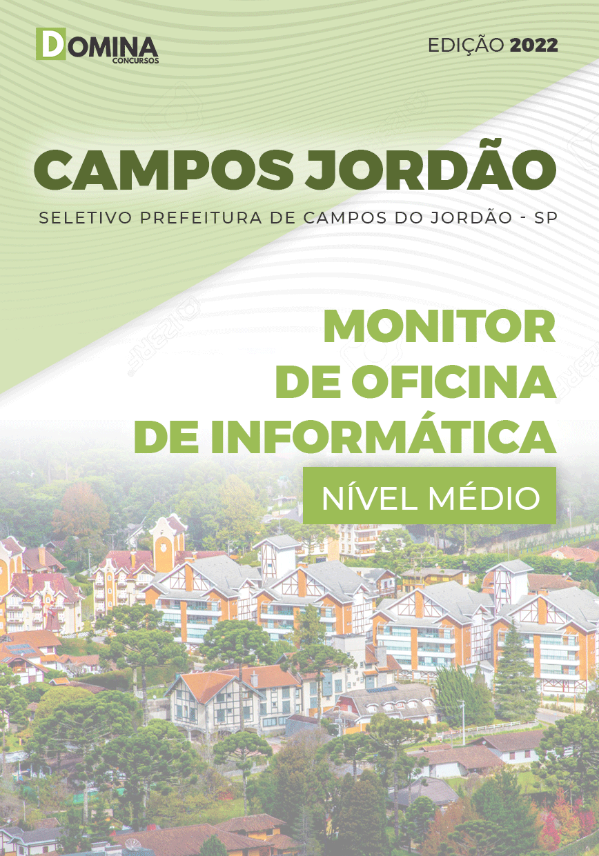 Apostila Campos Jordão SP 2022 Monitor Oficina Informática