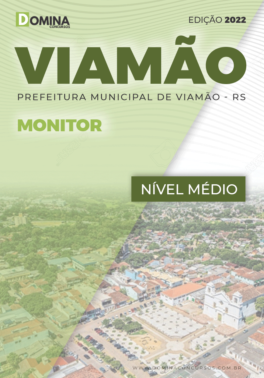 Apostila Digital Concurso Pref Viamão RS 2022 Monitor
