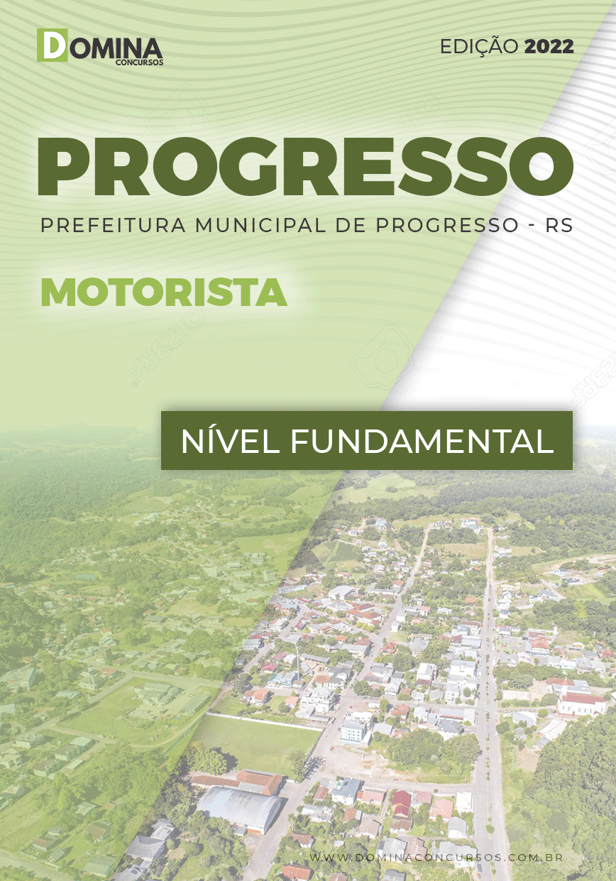 Apostila Digital Concurso Pref Progresso RS 2022 Motorista