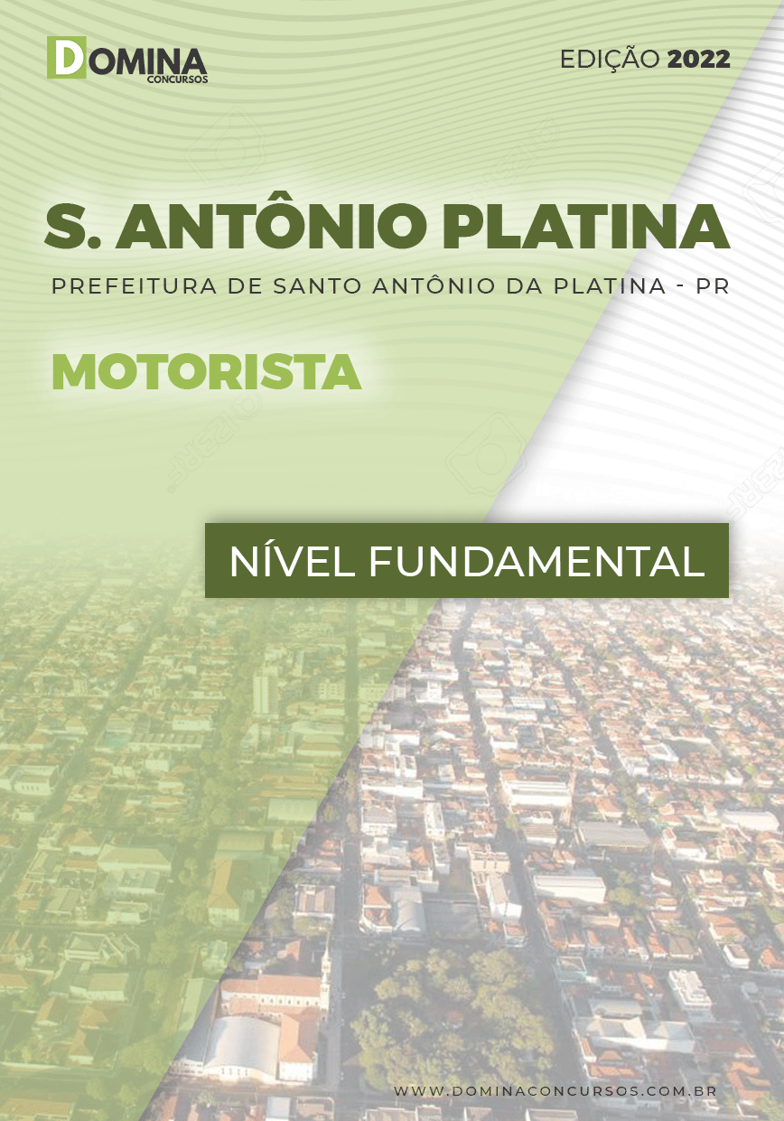 Apostila Concurso Santo Antônio Platina PR 2022 Motorista