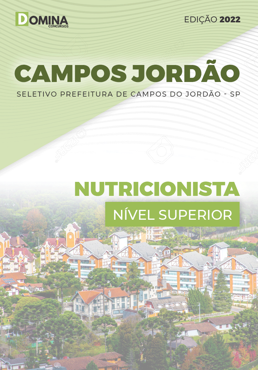 Apostila Seletivo Campos Jordão SP 2022 Nutricionista