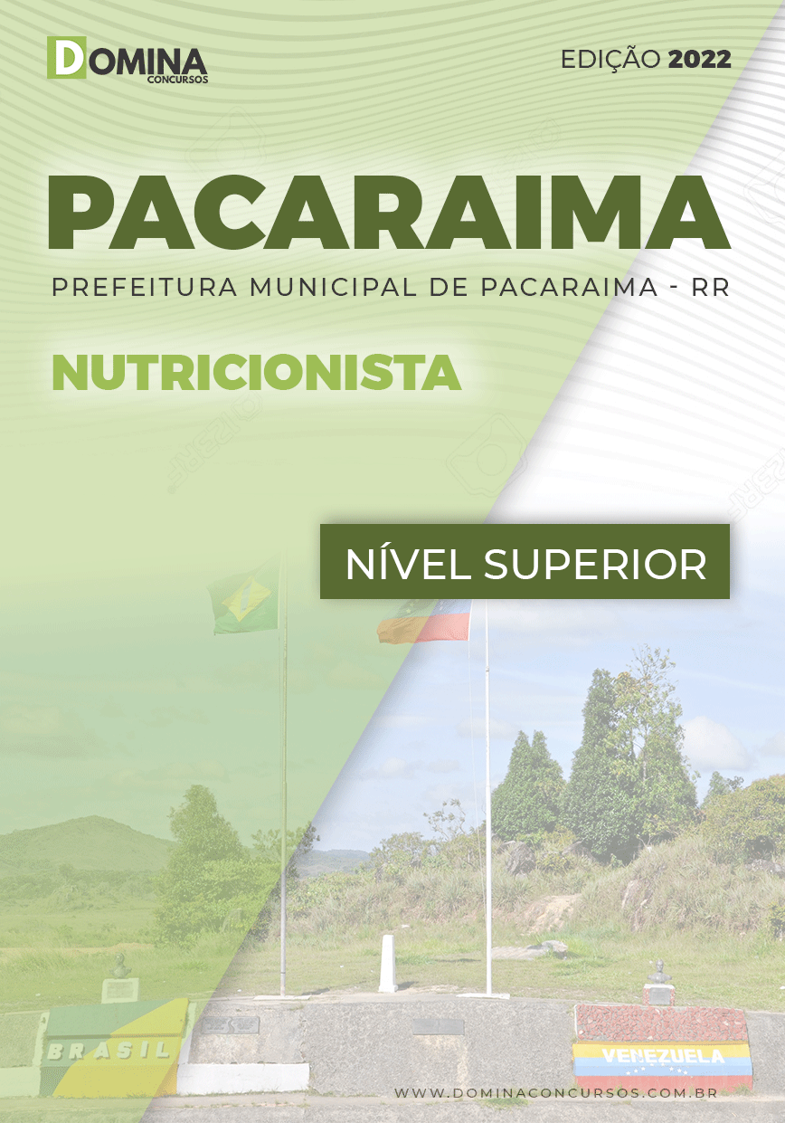 Apostila Concurso Pref Pacaraima RR 2022 Nutricionista