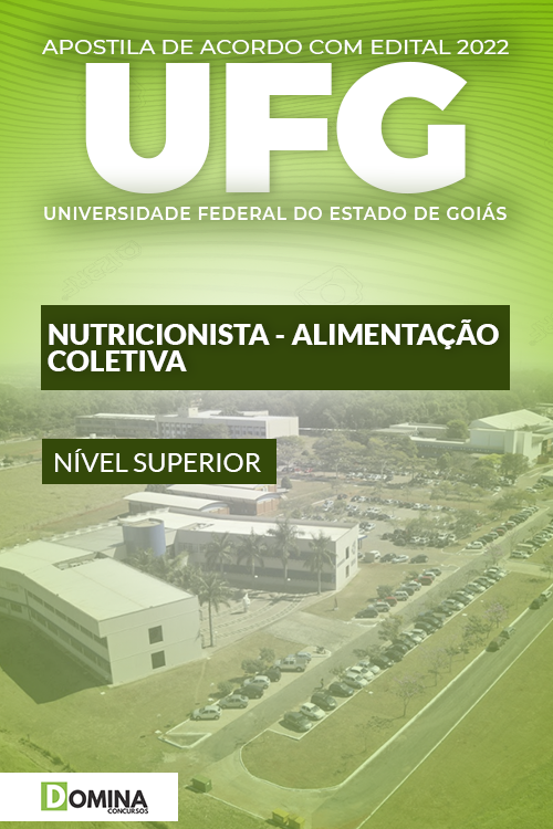 Apostila Digital UFG 2022 Nutricionista Alimentação