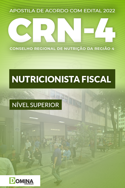 Apostila Concurso CRN 4 Região RJ ES Nutricionista Fiscal