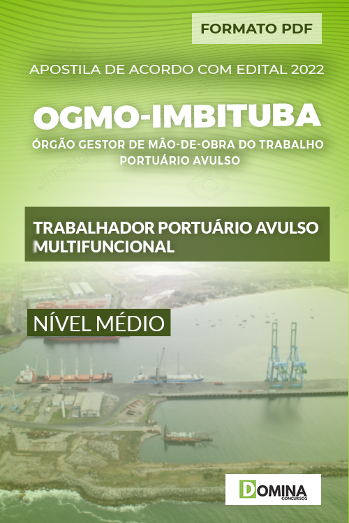 Apostila OGMO Imbituba SC 2022 Trabalhador Portuário