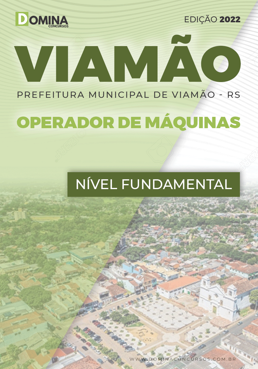 Apostila Pref Viamão RS 2022 Operador Máquinas