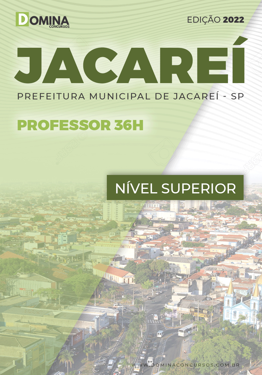 Apostila Digital Concurso Jacareí SP 2022 Professor 36h
