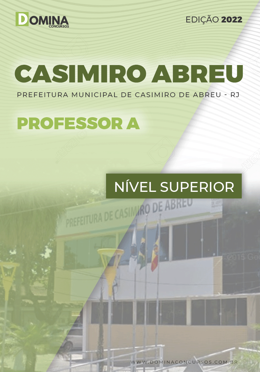 Apostila Pref Casemiro de Abreu RJ 2022 Professor A