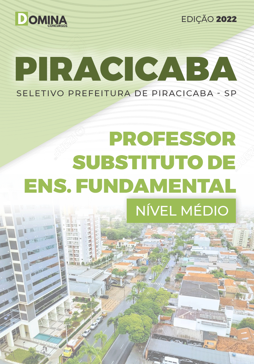 Apostila Pref Piracicaba SP 2022 Professor Ensino Fundamental