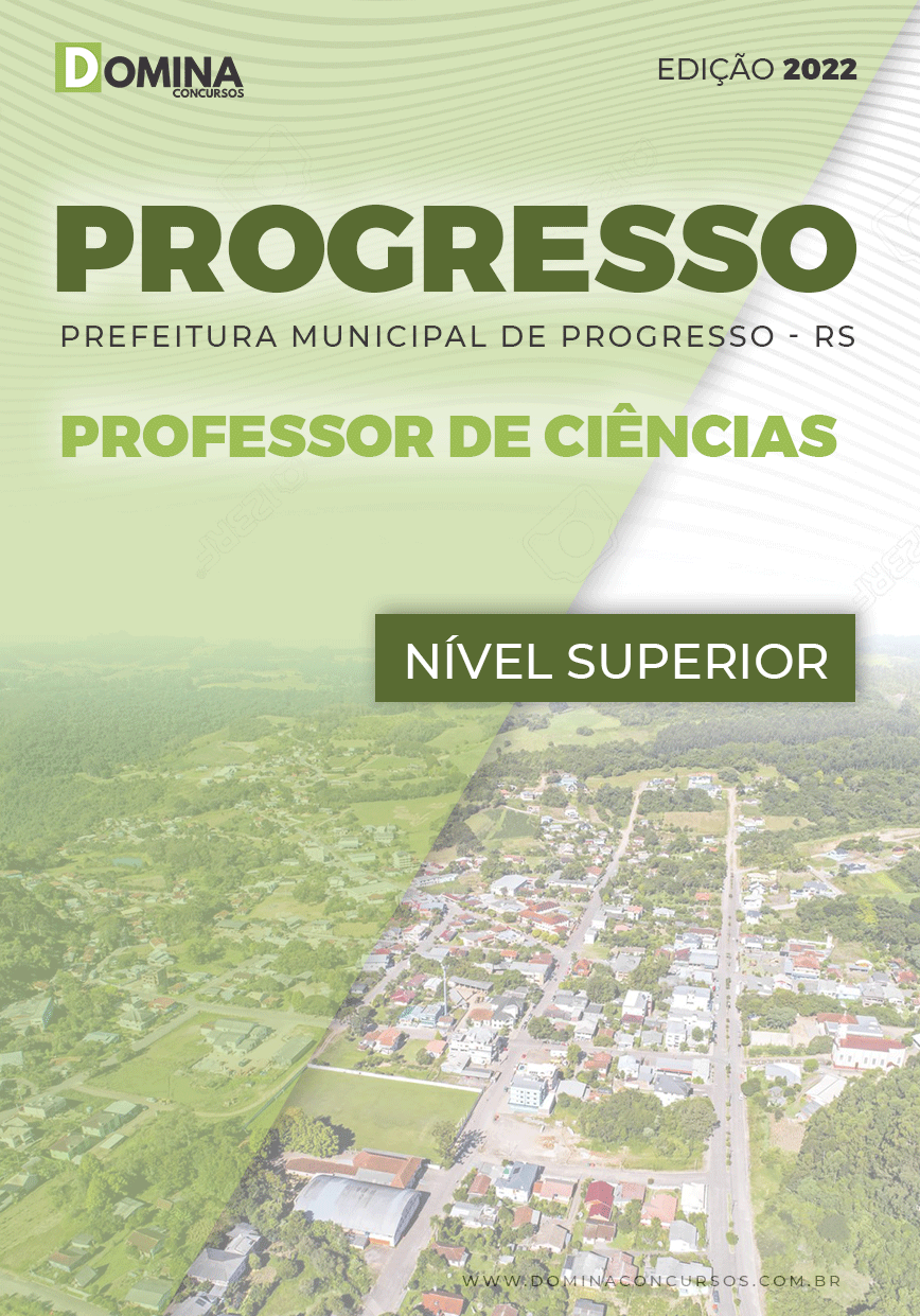 Apostila Pref Progresso RS 2022 Professor Ciências