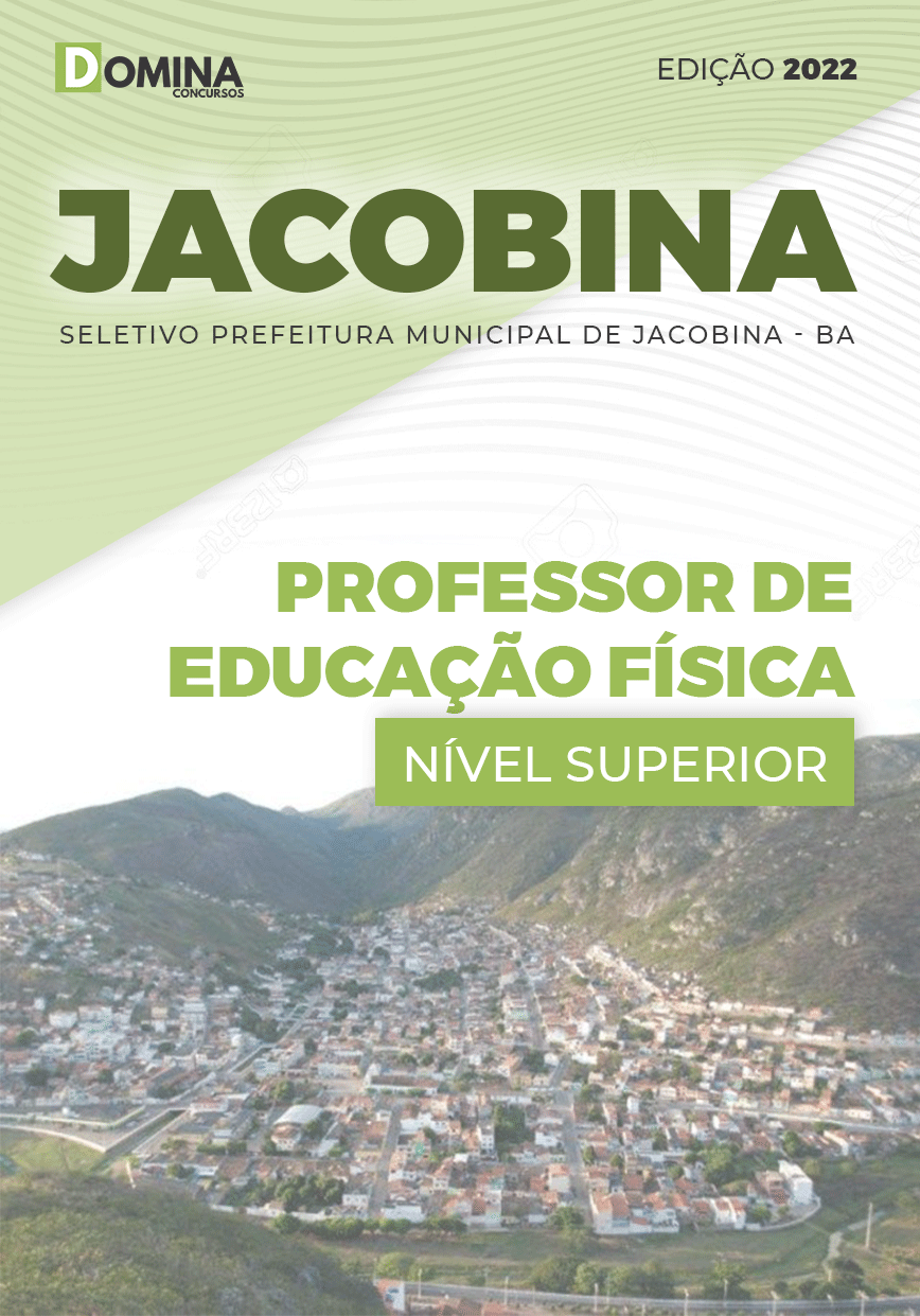 Apostila Pref Jacobina BA 2022 Professor Educação Física
