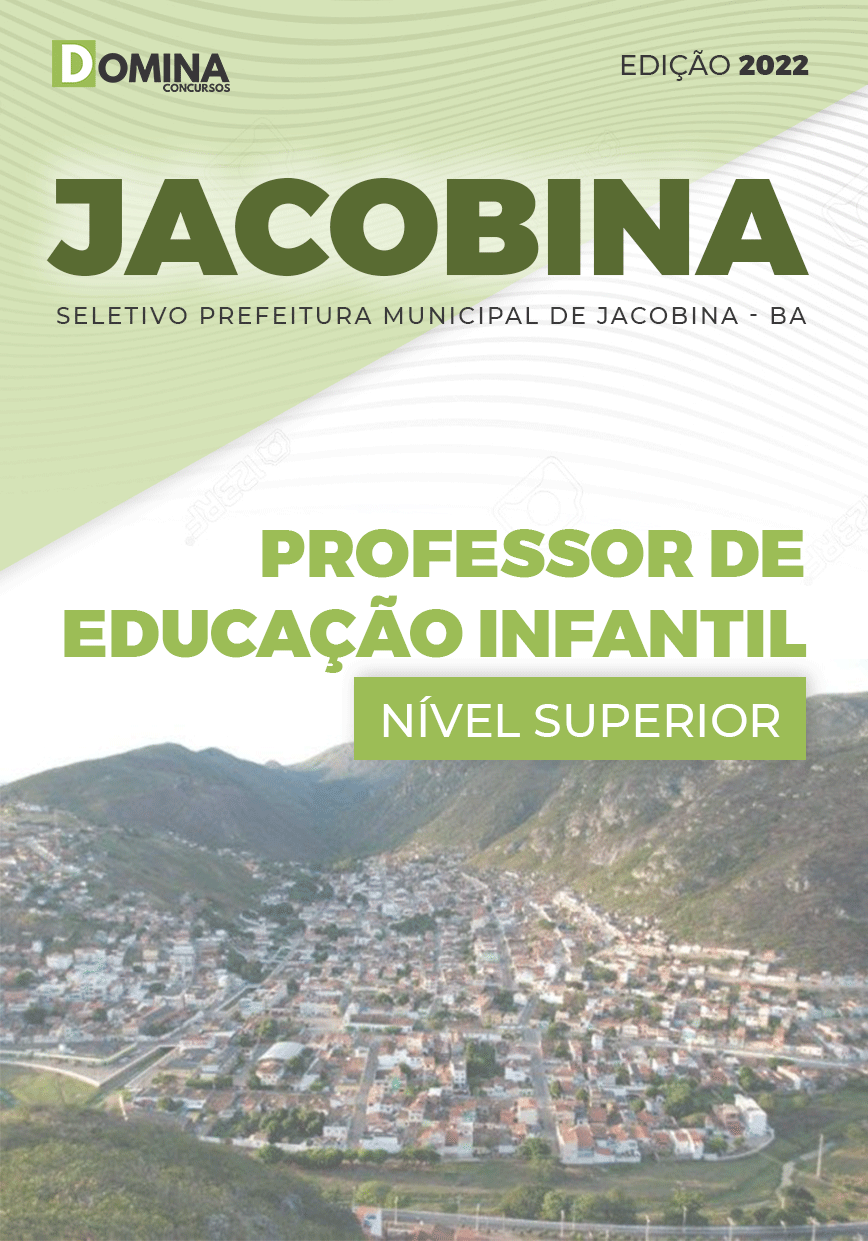 Apostila Pref Jacobina BA 2022 Professor Educação Infantil