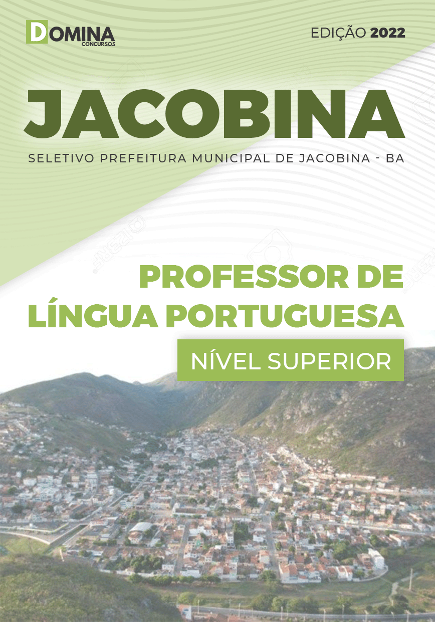 Apostila Pref Jacobina BA 2022 Professor Língua Portuguesa