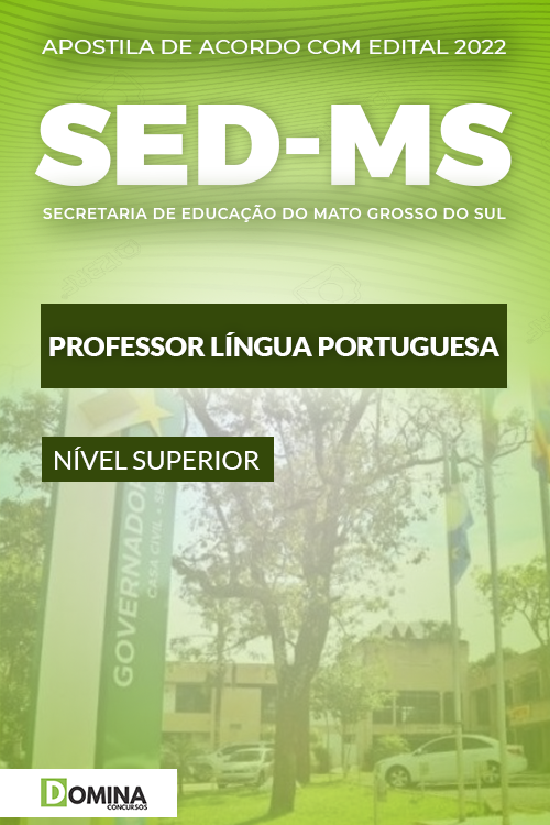 Apostila SED MS 2022 Professor Língua Portuguesa