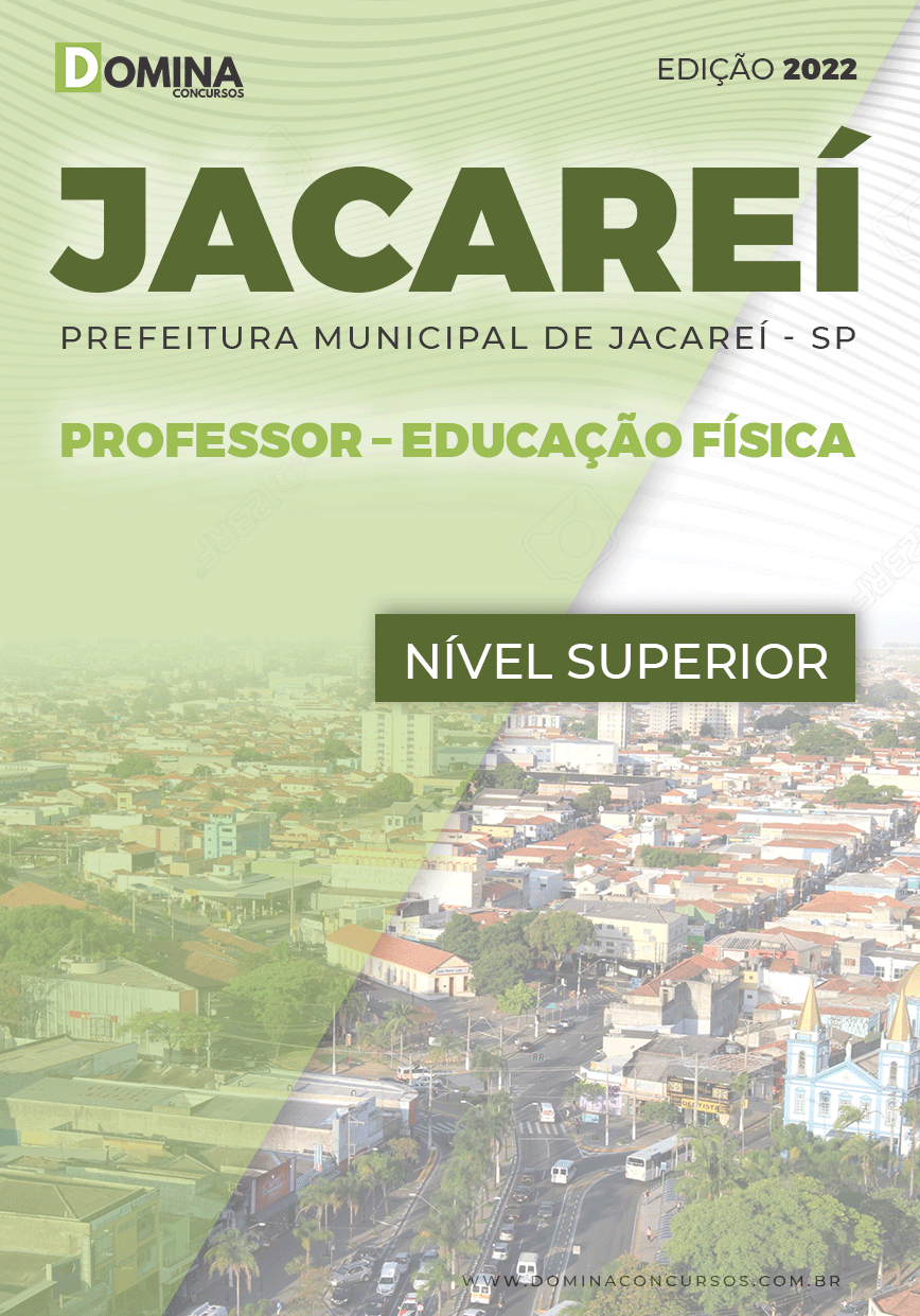 Apostila Jacareí SP 2022 Professor de Educação Física