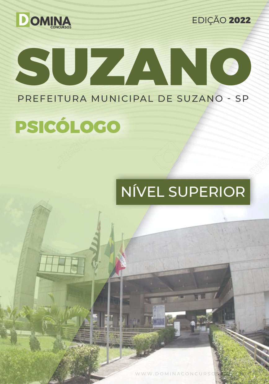 Apostila Concurso Pref Suzano SP 2022 Psicólogo