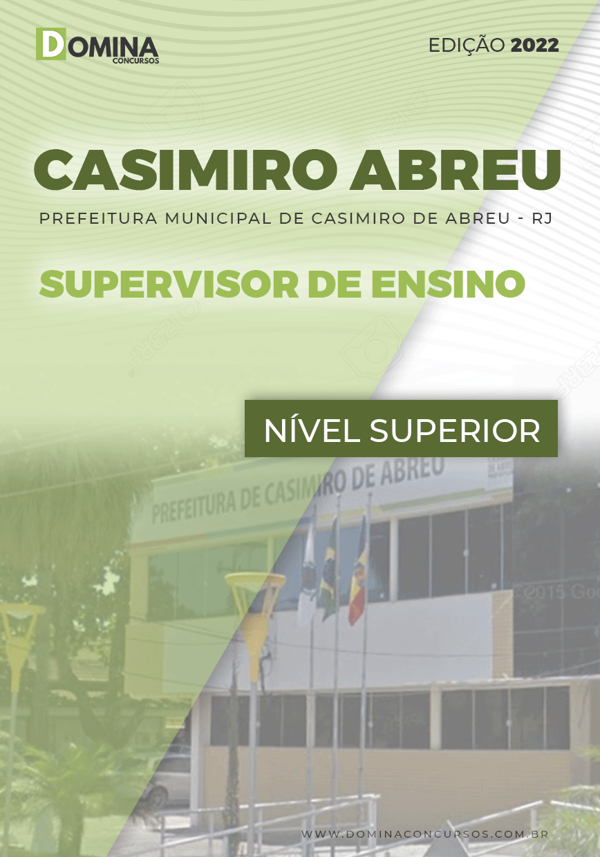 Apostila Pref Casimiro Abreu RJ 2022 Supervisor Ensino