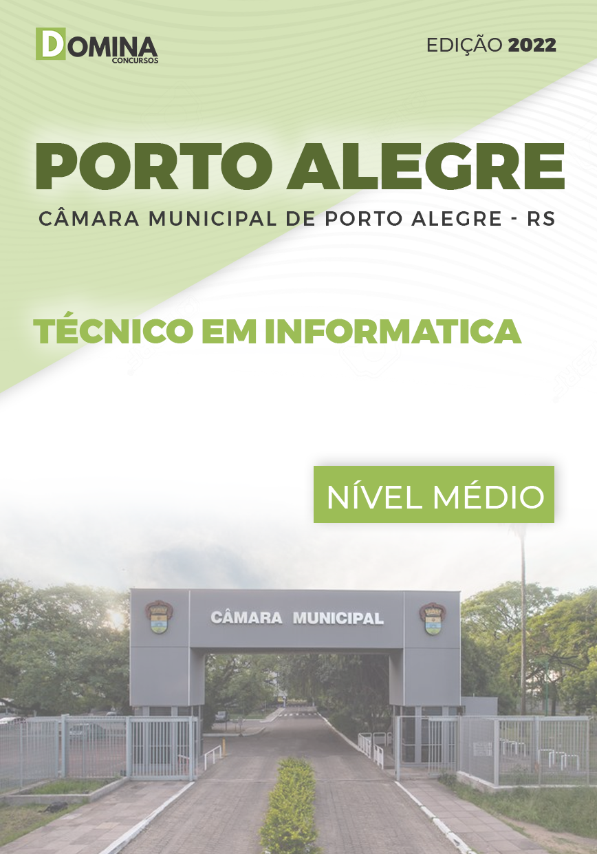 Apostila Câm. Porto Alegre RS 2022 Técnico em Informática