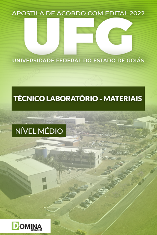 Apostila Digital UFG 2022 Técnico Laboratório Materiais