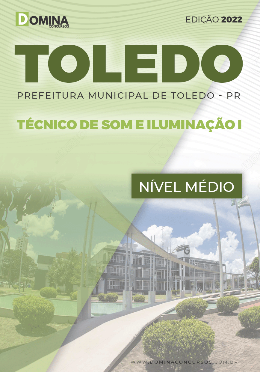 Apostila Pref Toledo PR 2022 Técnico Som Iluminação I