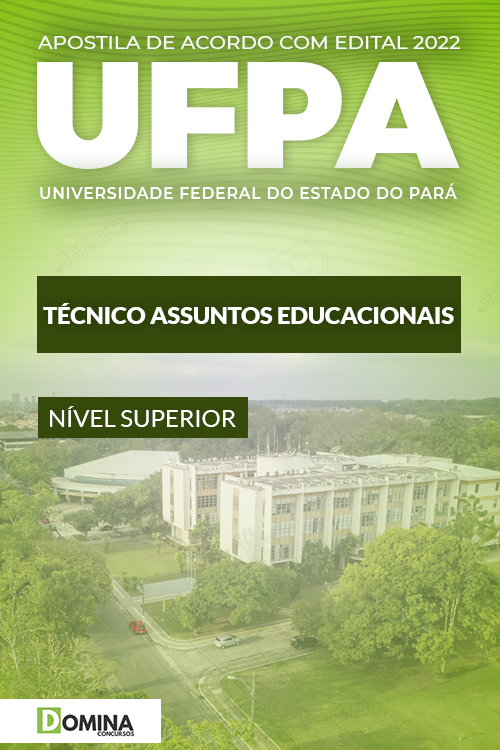Apostila Digital UFPA 2022 Técnico Assuntos Educacionais