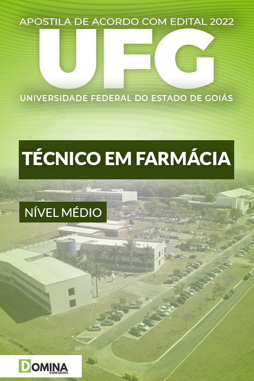 Apostila Digital Concurso UFG 2022 Técnico Farmácia