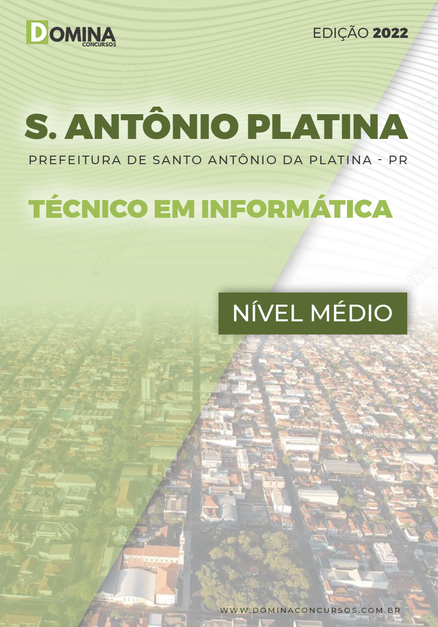 Apostila Santo Antônio Platina PR 2022 Técnico Informática