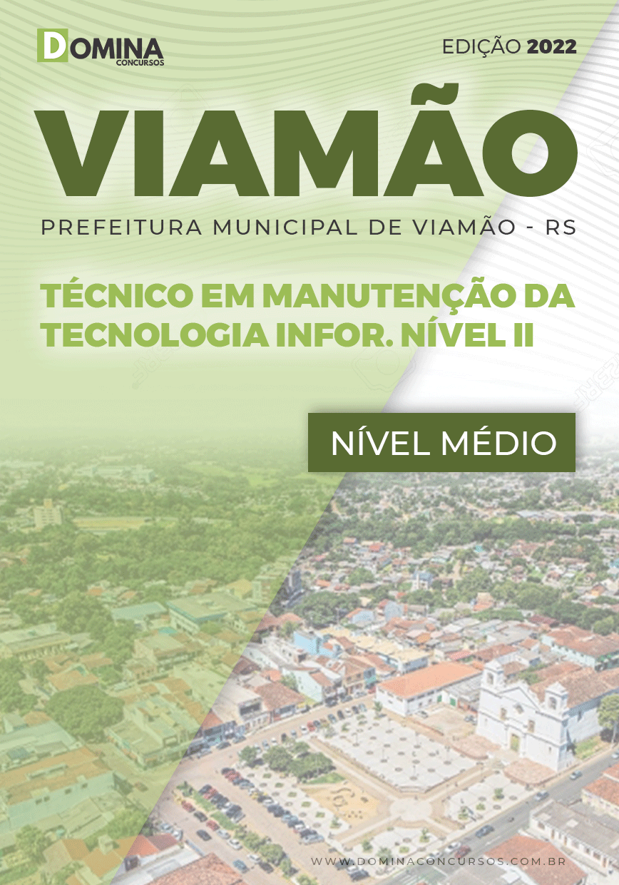 Apostila Pref Viamão RS 2022 Téc. Manutenção Informação