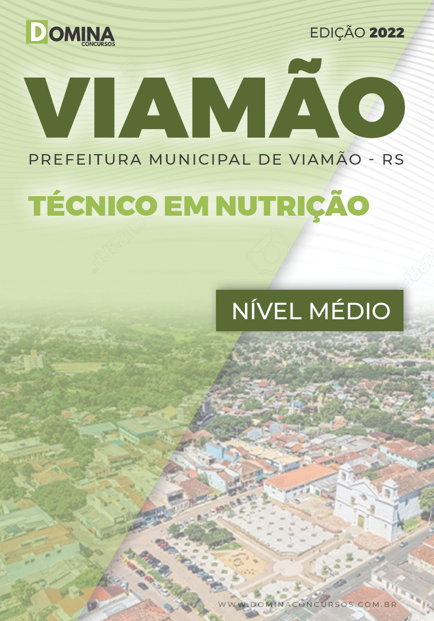 Apostila Digital Pref Viamão RS 2022 Técnico Nutrição