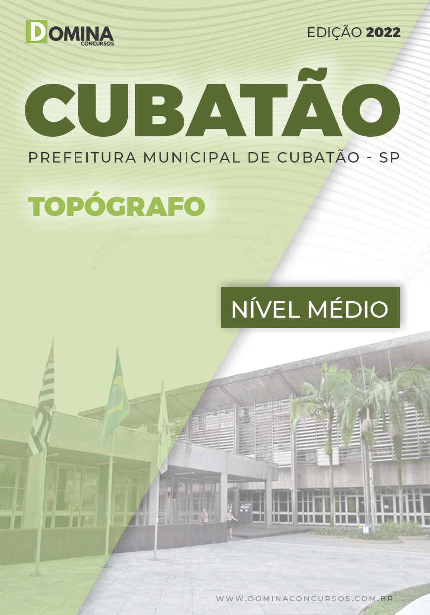 Apostila Concurso Pref Cubatão SP 2022 Topógrafo
