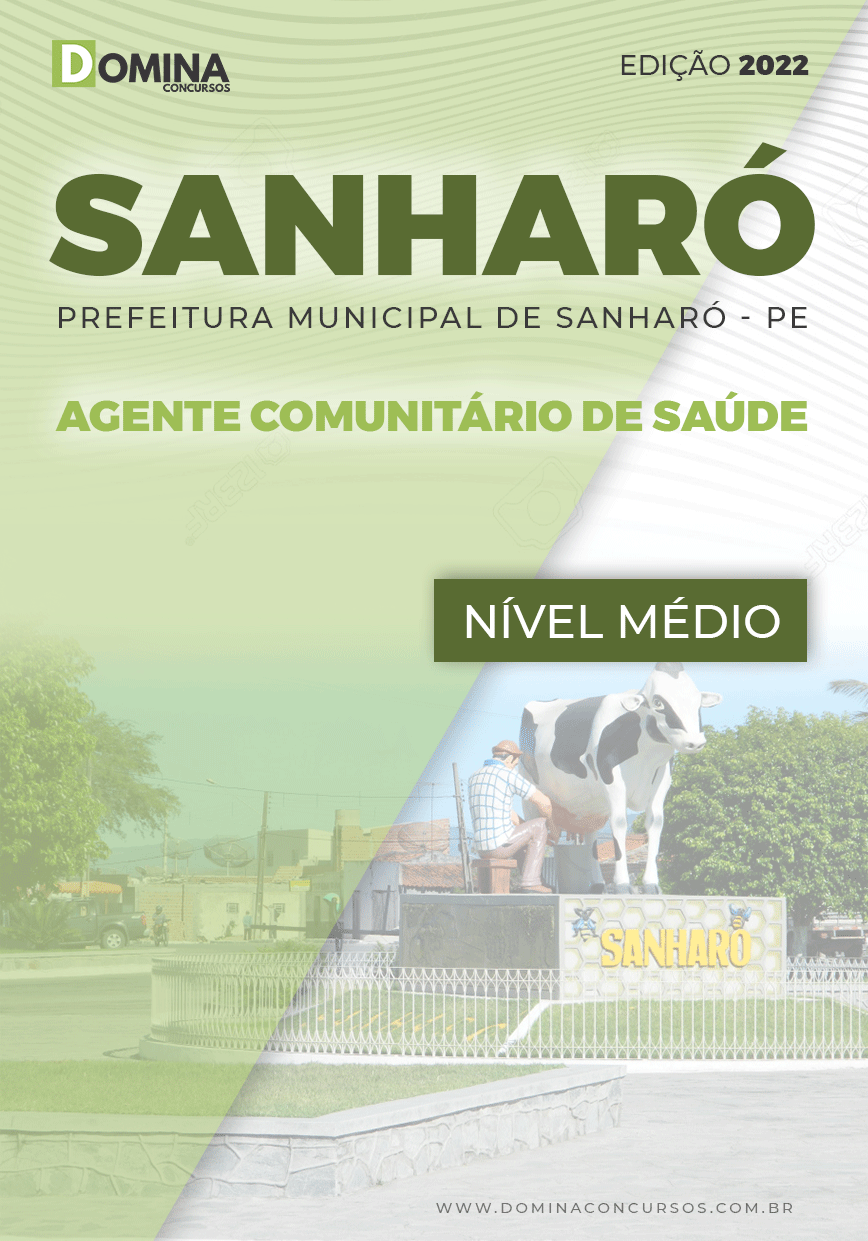 Apostila Pref Sanharó PE 2022 Agente Comunitário Saúde