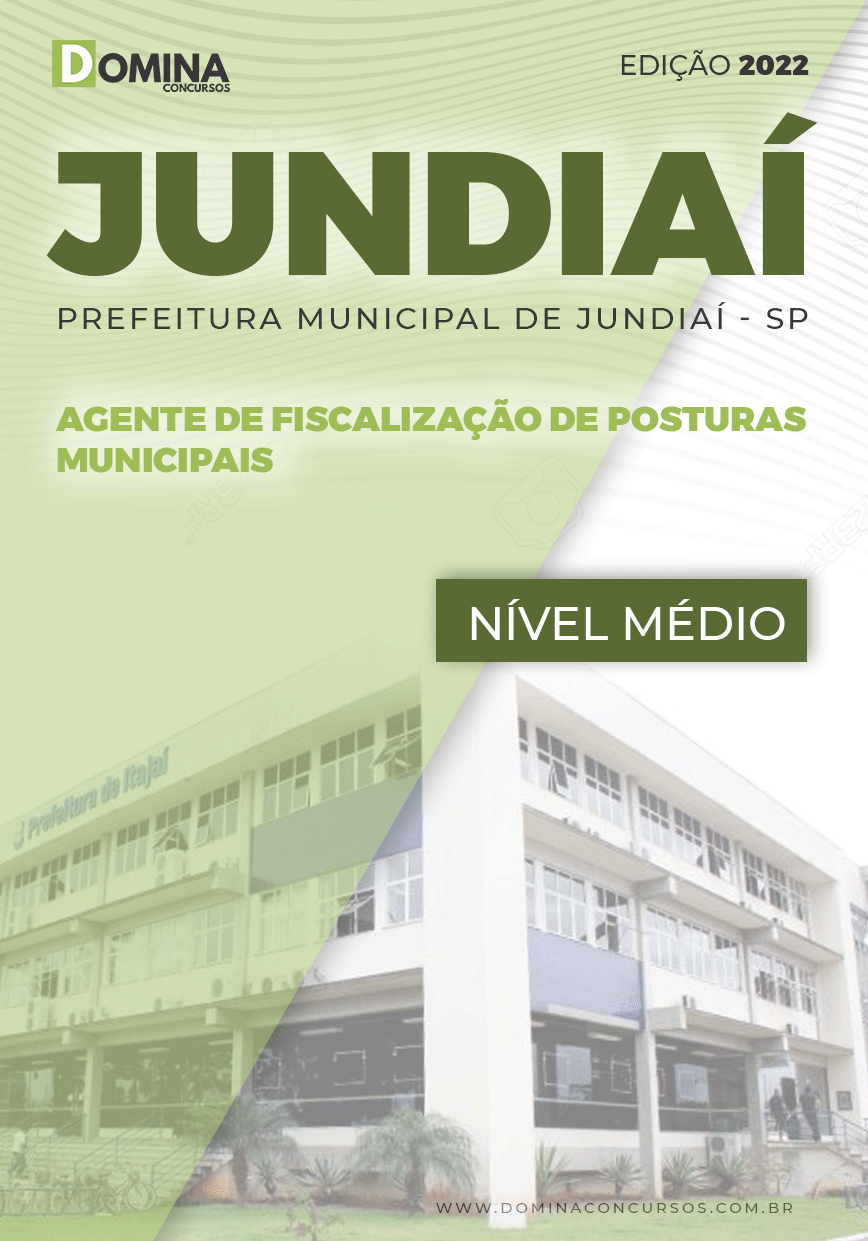 Apostila Pref Jundiaí SP 2022 Agente Fisc. Post. Municipais