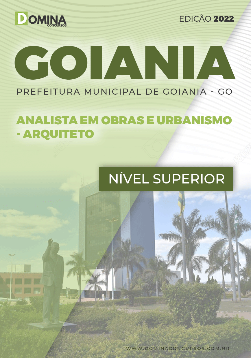 Apostila Pref Goiânia GO 2022 Analista Obras Urbanismo