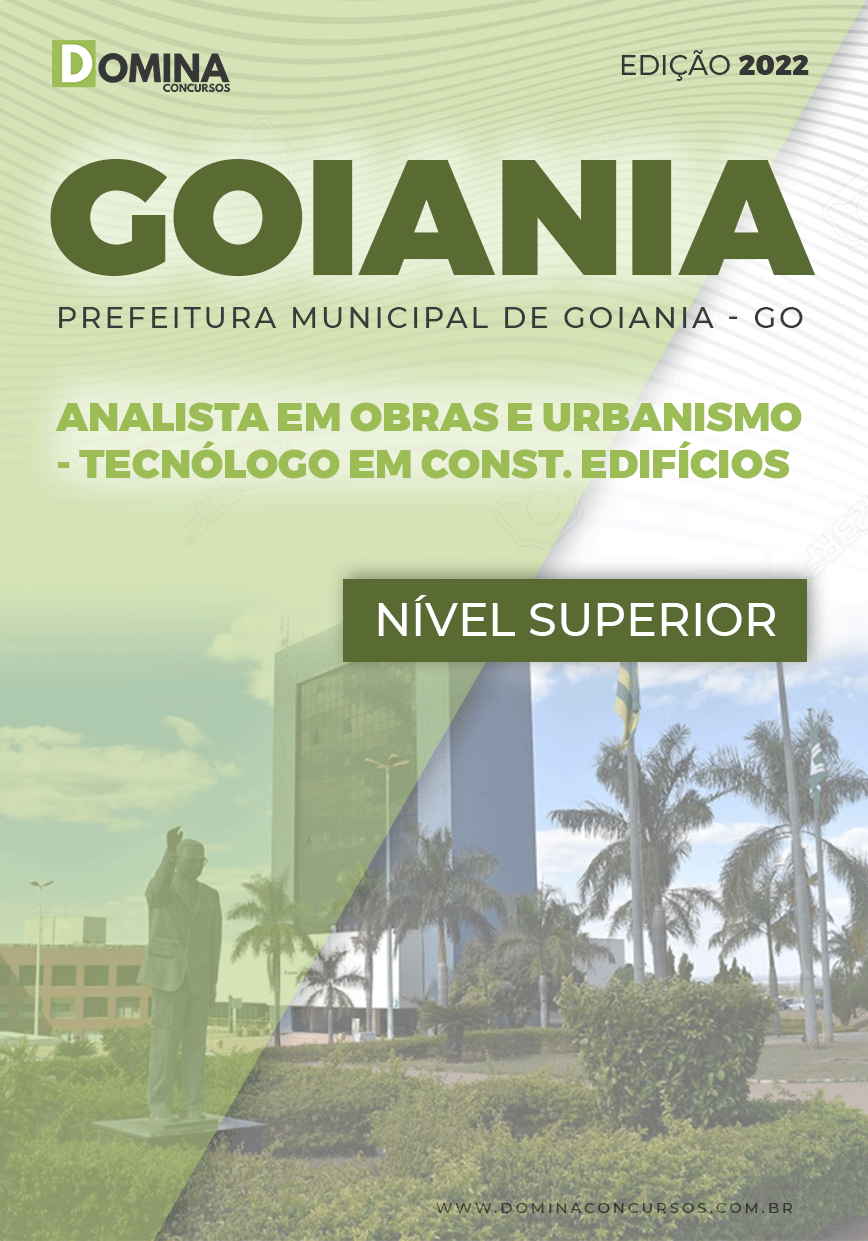 Apostila Pref Goiânia GO 2022 Analista Tec. Const. Edifícios
