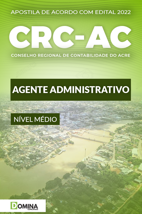 Apostila Digital CRC AC 2022 Agente Administrativo