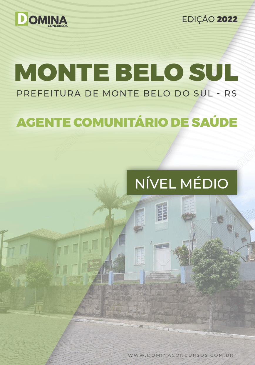 Apostila Pref Monte Belo Sul RS 2022 Ag. Comunitário Saúde