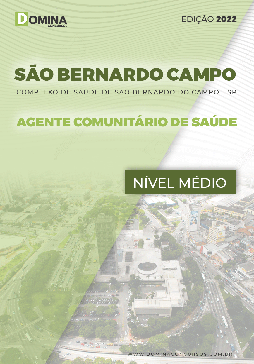 Apostila São Bernardo Campo SP 2022 Ag. Comun. Saúde