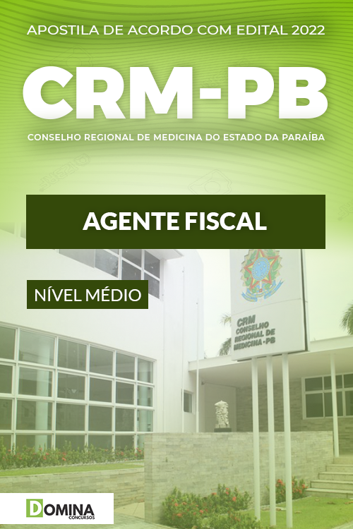 Apostila Digital Concurso CRM PB 2022 Agente Fiscal