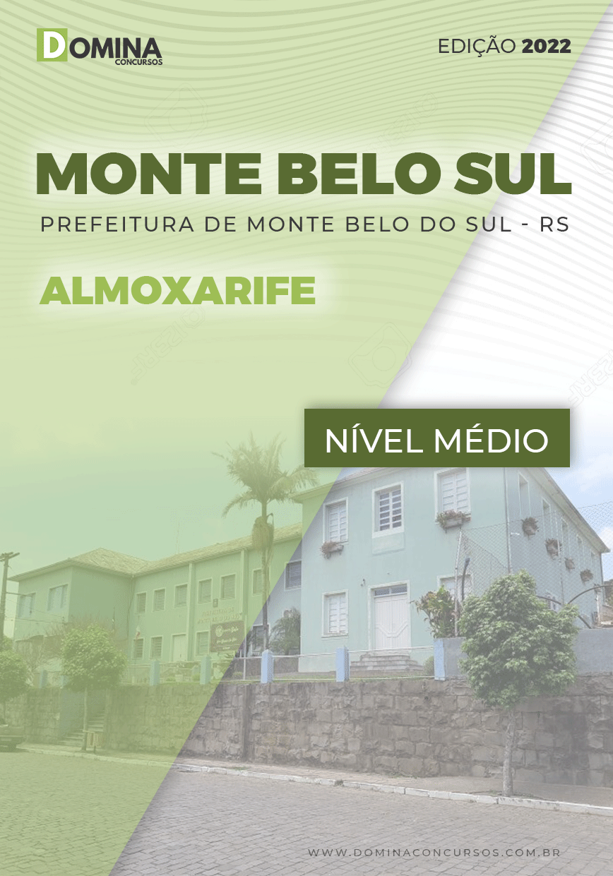 Apostila Concurso Pref Monte Belo Sul RS 2022 Almoxarife