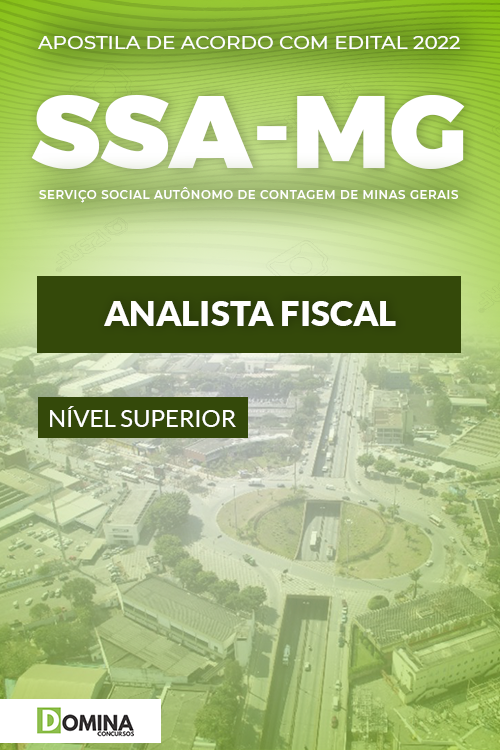 Apostila Seletivo SSA Contagem MG 2022 Analista Fiscal