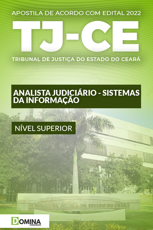 Apostila TJ CE 2022 Analista Judiciário Sistema Informação