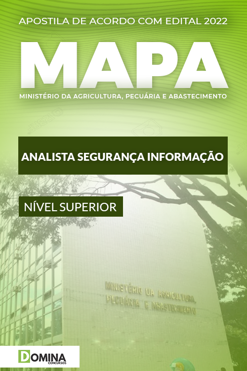 Apostila Seletivo MAPA 2022 Analista de Segurança da Informação