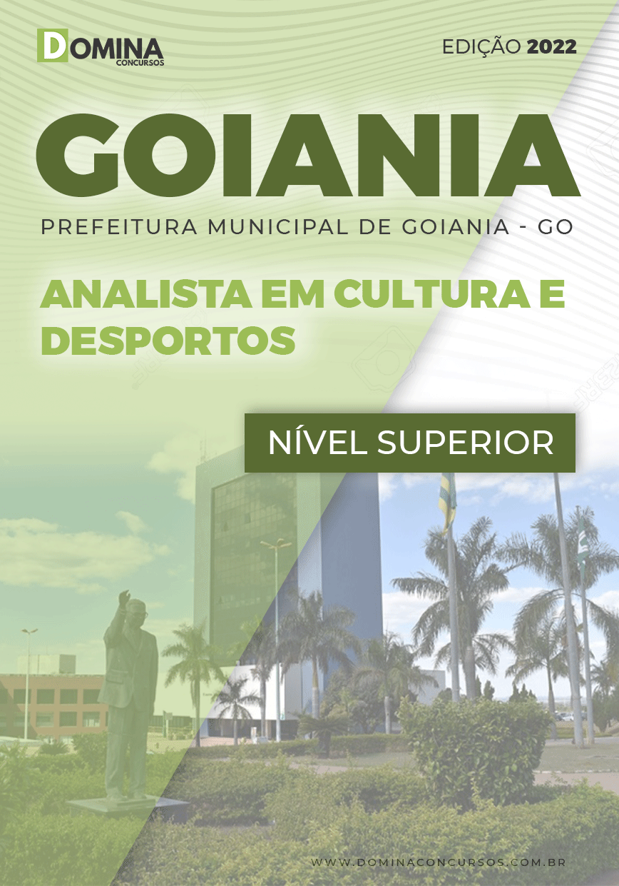 Apostila Pref Goiânia GO 2022 Analista Cultura Desportos