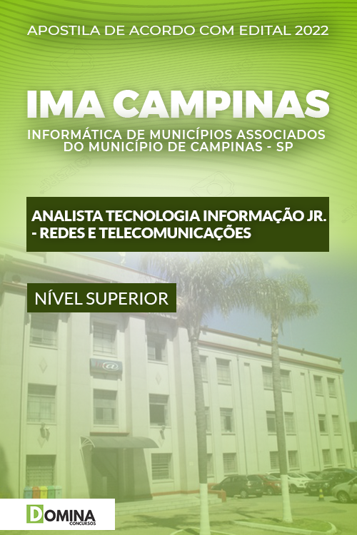 Apostila IMA Campinas SP 2022 Anal. Redes Telecomunicações